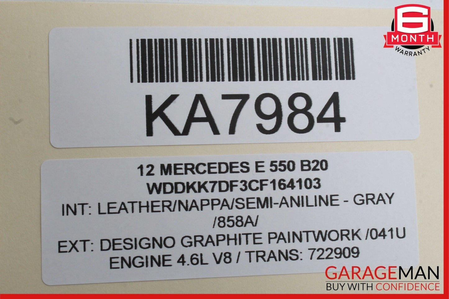 10-17 Mercedes W207 E550 E350 Front Right Door Window Regulator Motor Unit OEM