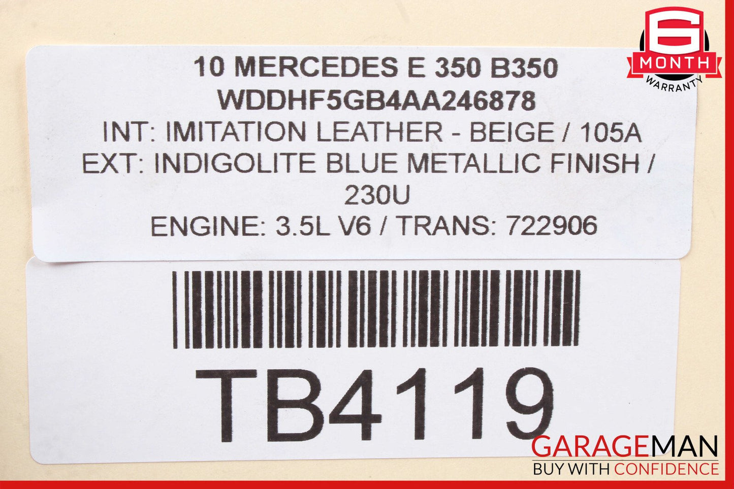 08-18 Mercedes W212 E350 C300 Engine Radiator Cooling Fan Motor 2045400788 OEM