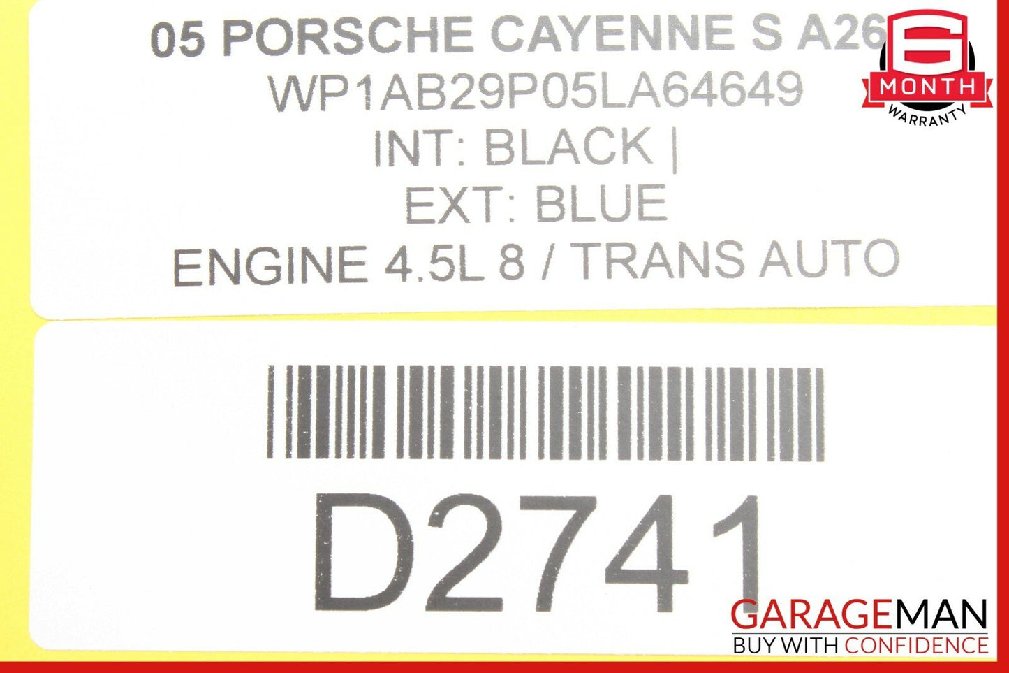 03-06 Porsche Cayenne 955 Front Right Passenger Side Lower Seat Track Motor OEM