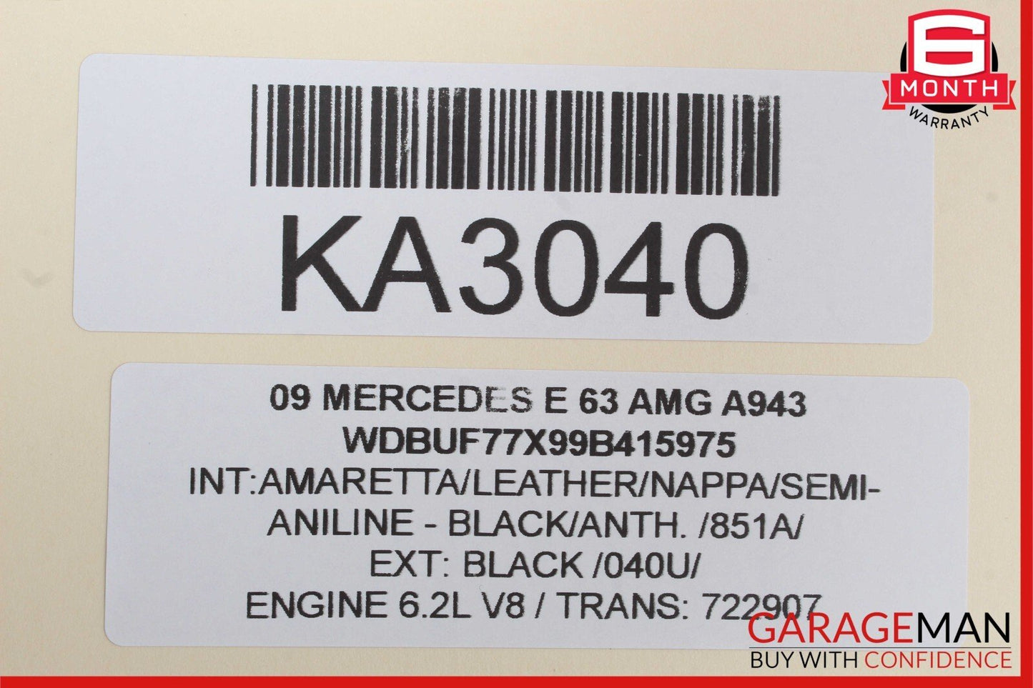 09-11 Mercedes CLS550 E350 E500 E63 AMG Comand Head Unit Navigation Radio CD OEM