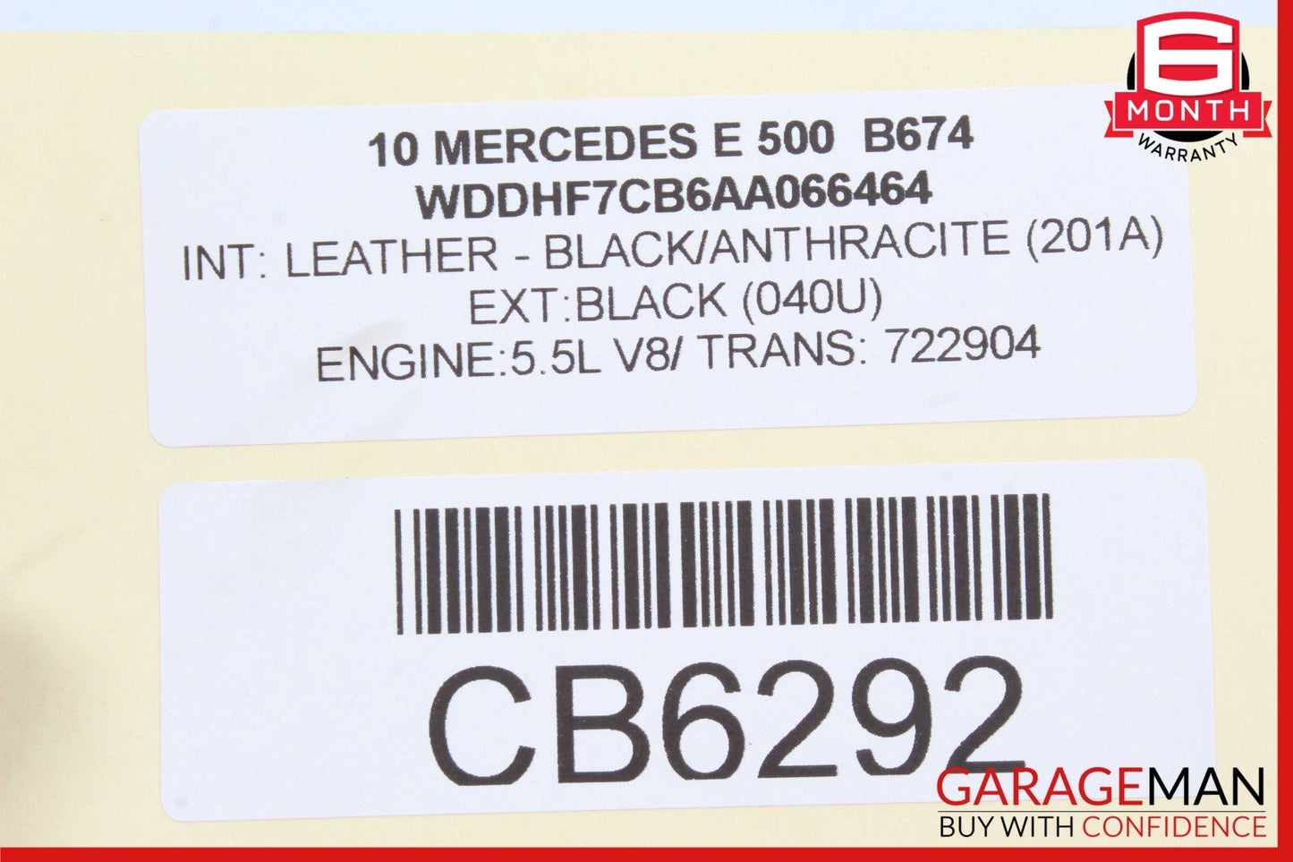 10-11 Mercedes W212 E350 E63 Front Left Side LED Daytime Running Light Fog Lamp