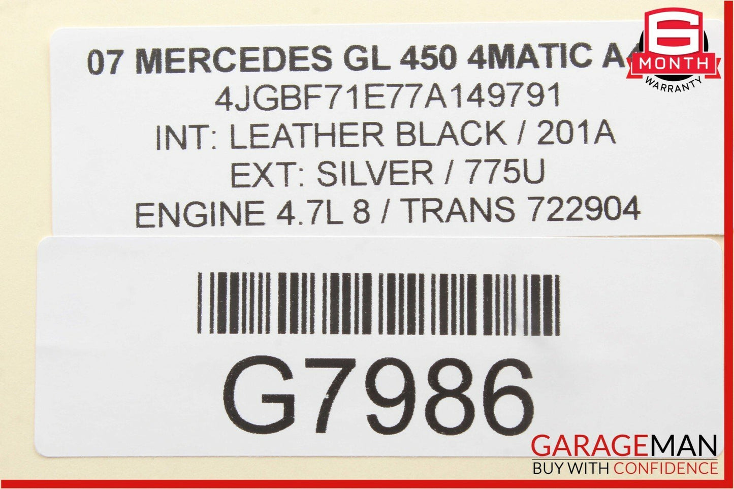 03-11 Mercedes GL450 CLS500 ML450 Front Right Side Seat Controller Module