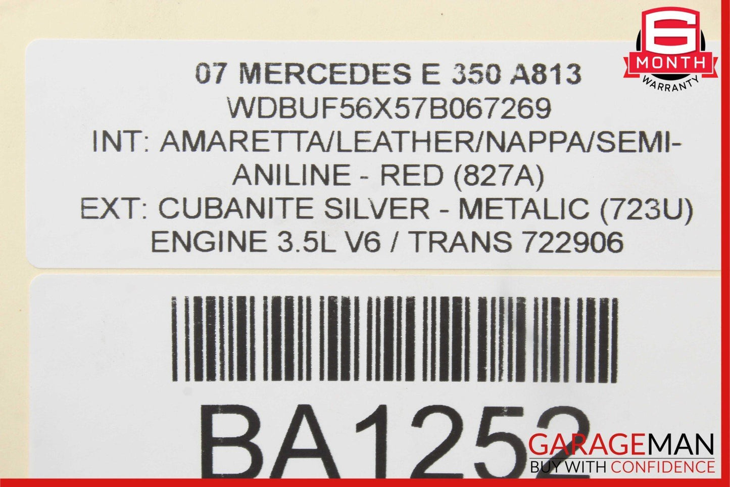 03-09 Mercedes W211 E350 E550 E63 AMG Rear Right Side Door Control Module Unit