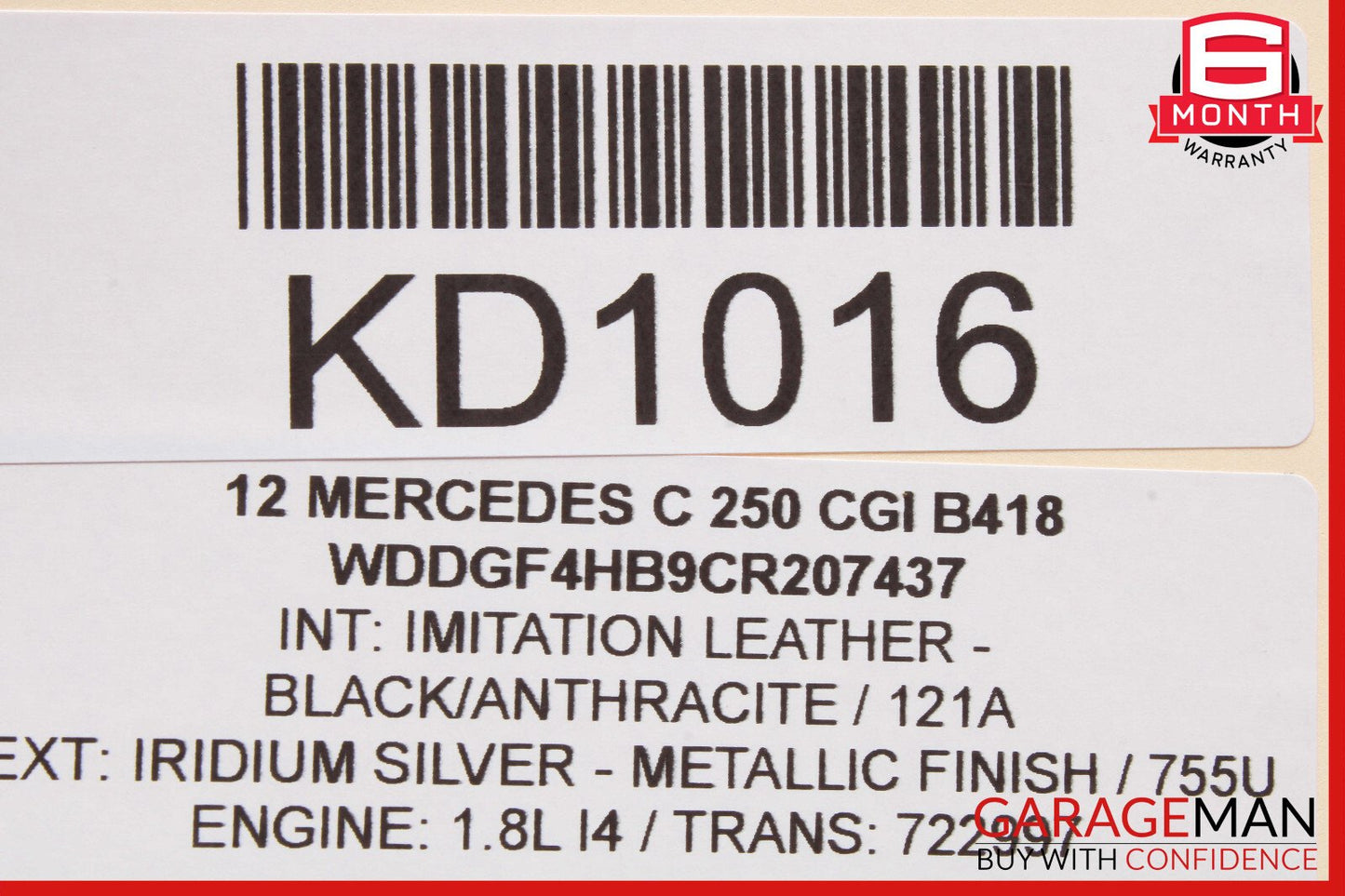 12-14 Mercedes W204 C250 C63 AC A/C Heater Climate Control Switch Trim OEM