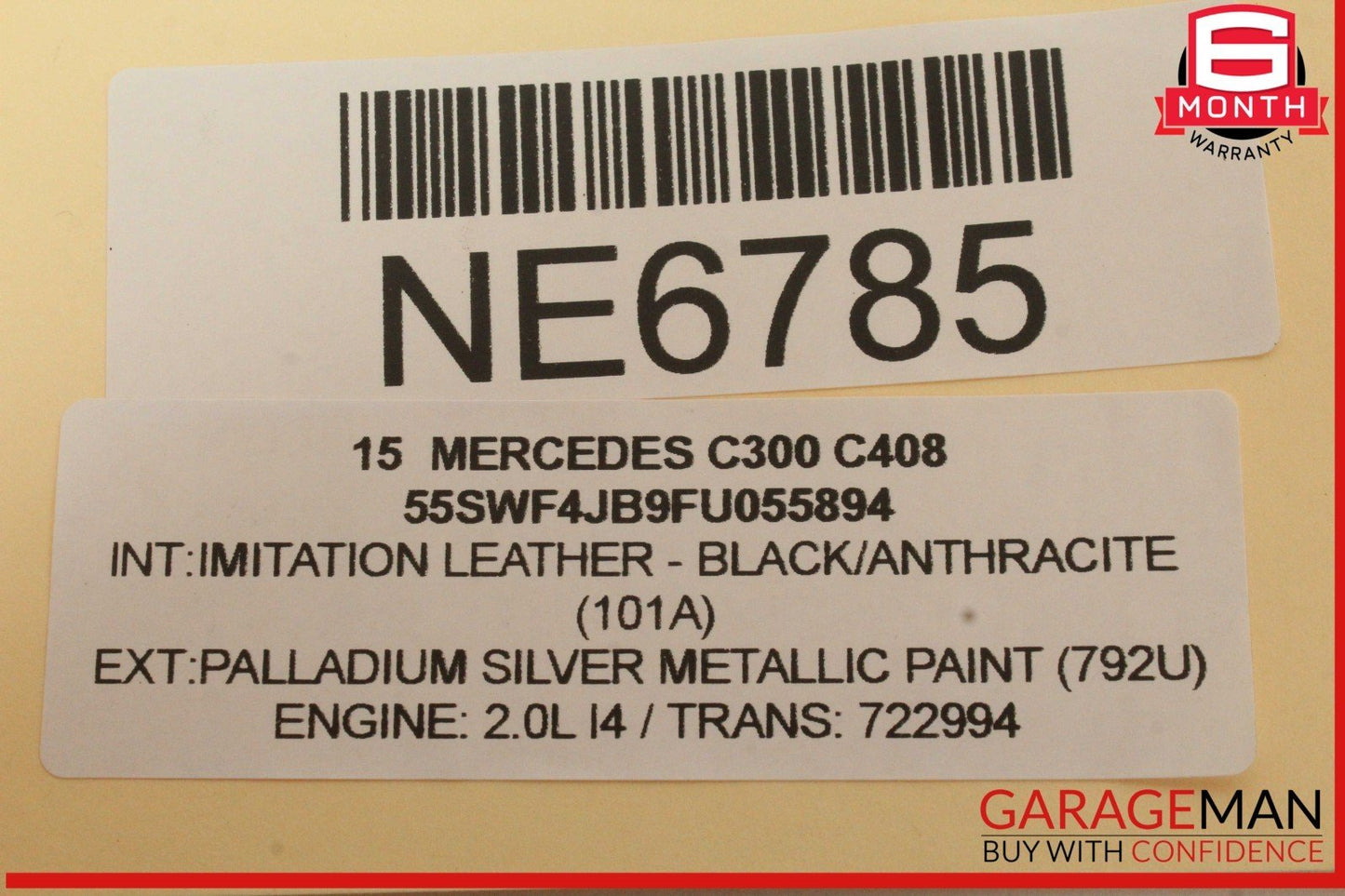 15-20 Mercedes W205 C300 Front Left Driver Side Seat Control Switch Module Unit