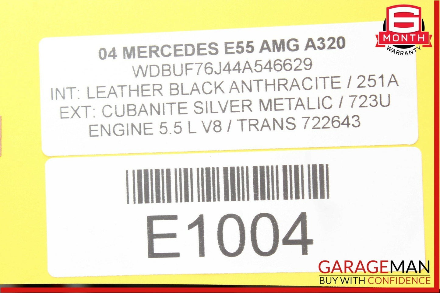 03-06 Mercedes W211 E55 Rear Left Driver Side Door Control Module 2118201526 OEM