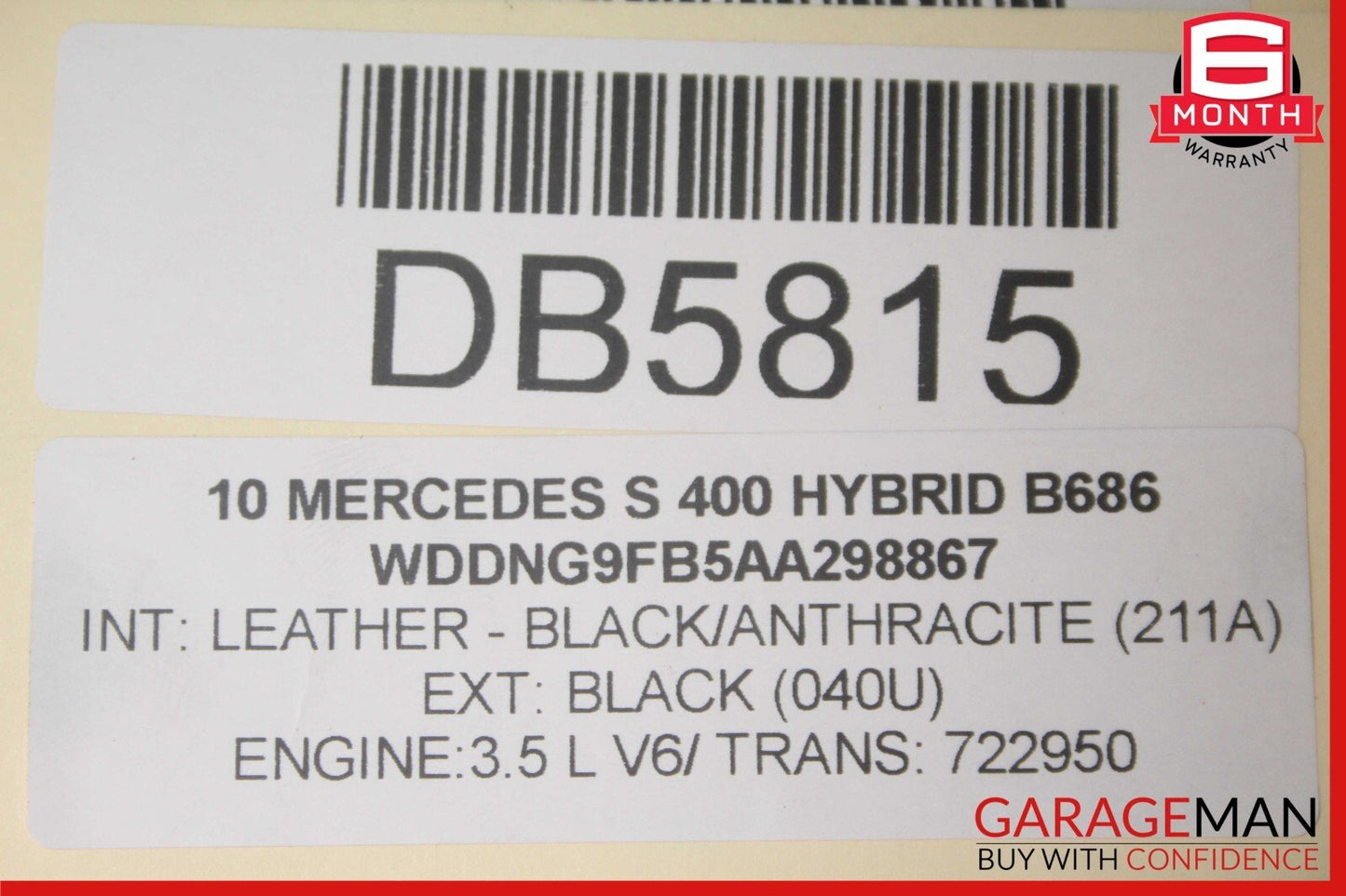 10-13 Mercedes W221 S400 Hybrid Radiator A/C Air Conditioning Condenser Assy