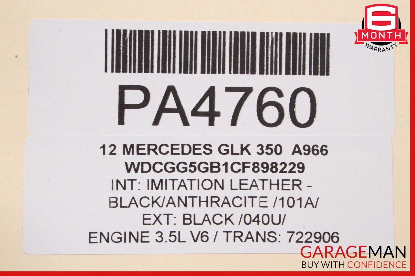 10-12 Mercedes X204 GLK350 Baggage Luggage Roof Rack Rail Crossbar Set of 2
