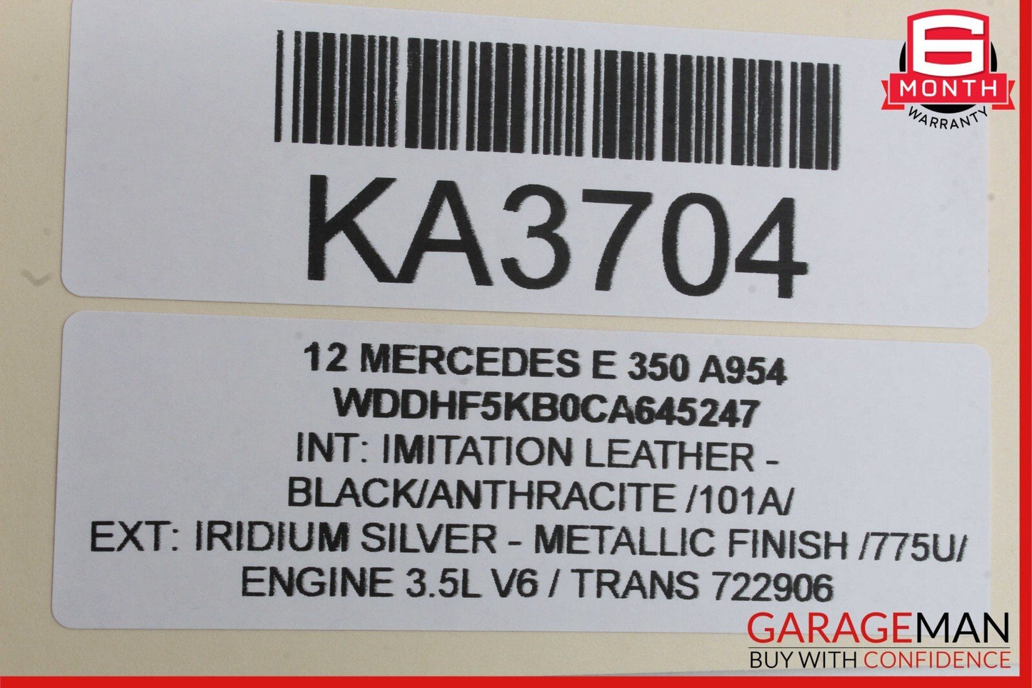 08-16 Mercedes W212 E350 GLK350 C300 Rear Right Door Window Regulator Motor OEM