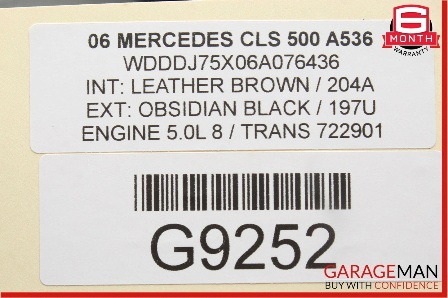 06-11 Mercedes W219 CLS500 Front Left Side Door Controller Module