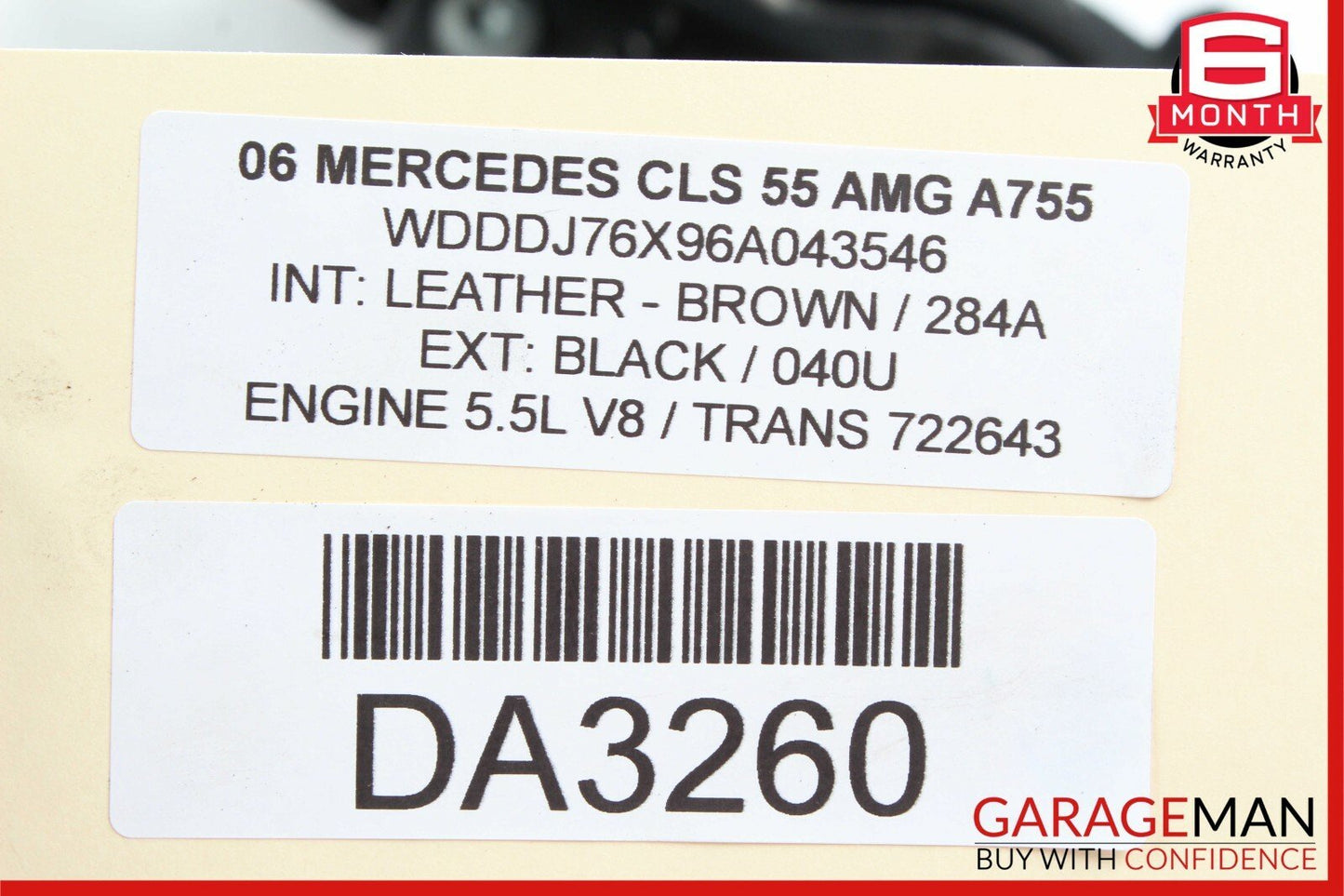 06-11 Mercedes W219 CLS500 CLS550 Front Left Driver Bumper Reinforcement Bracket