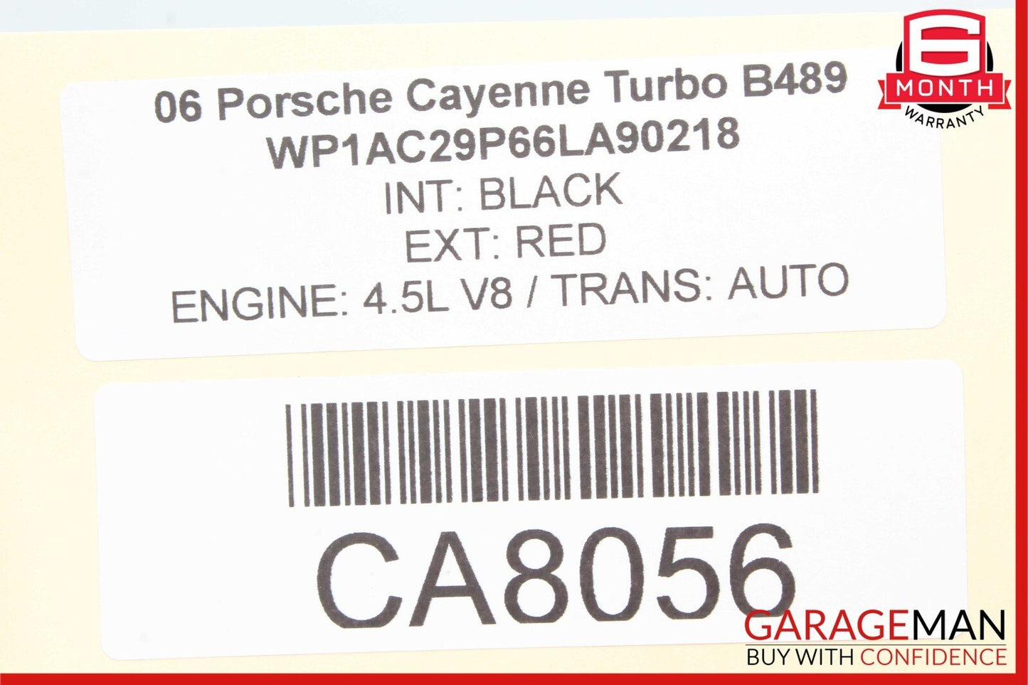 03-10 Porsche Cayenne Turbo Steering Column Combination Switch Arms Assembly OEM