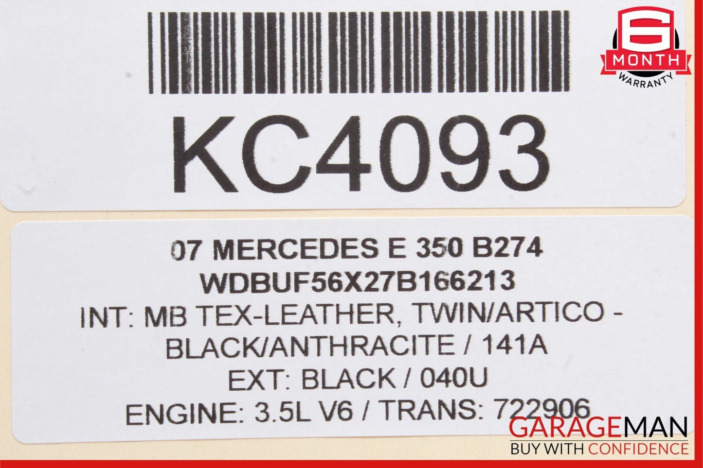 03-09 Mercedes W211 E350 E550 Front Right Side Door Window Regulator Motor OEM