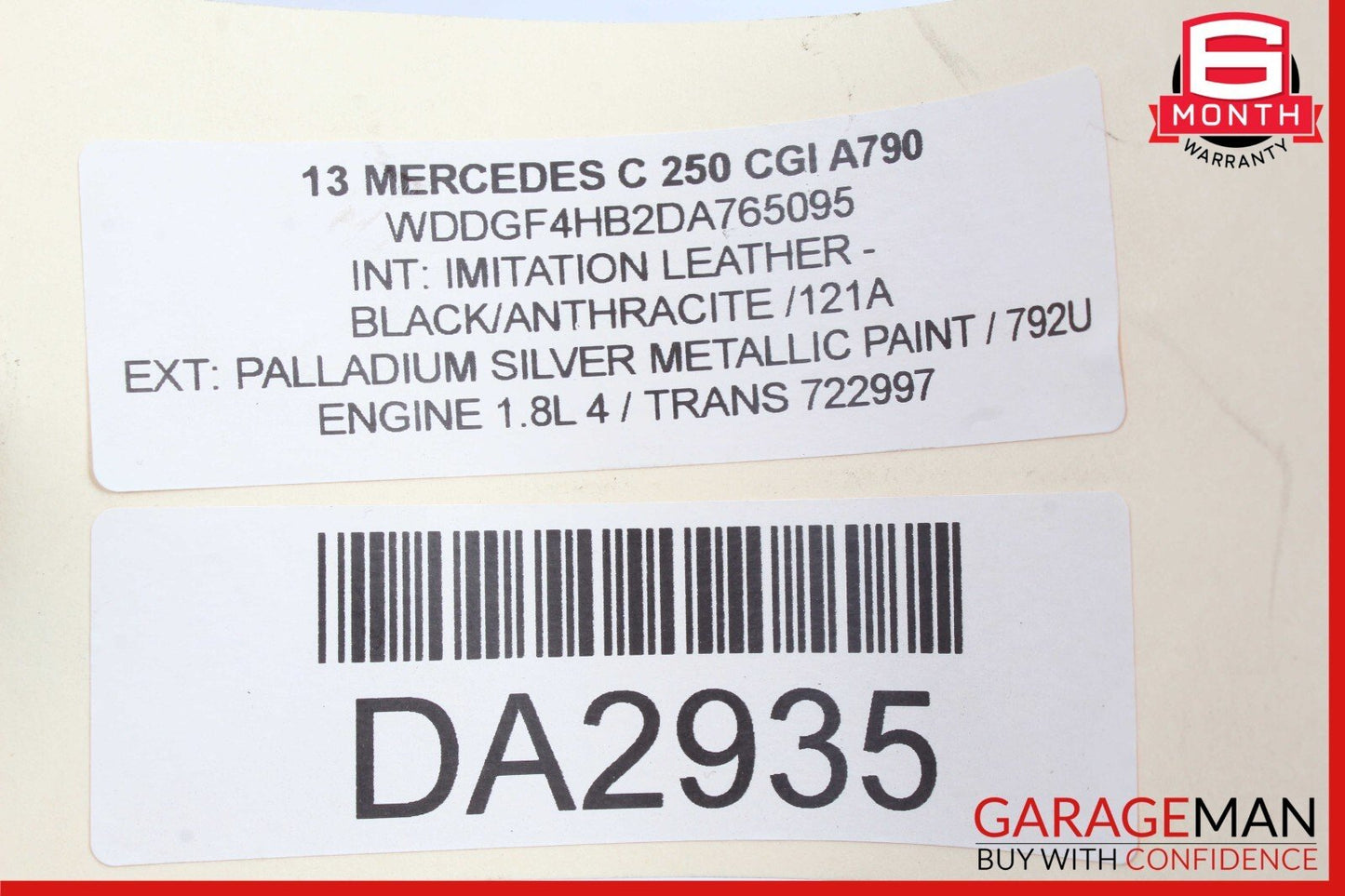 12-14 Mercedes W204 C350 C300 C63 AMG Front Right Side Mirror Rear View Door