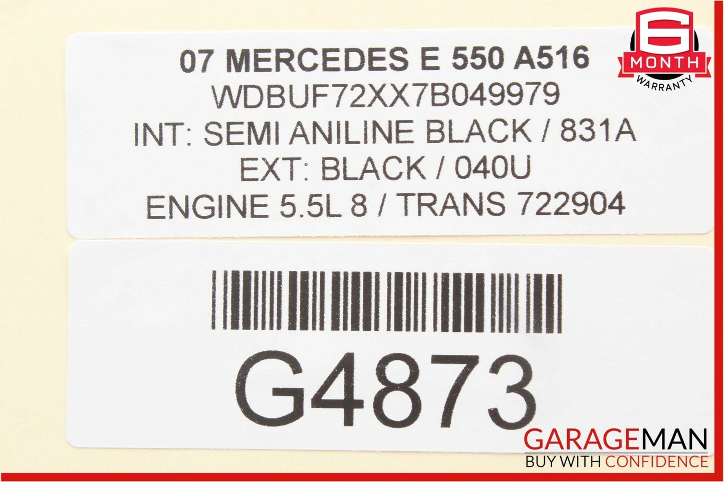 06-11 Mercedes W219 CLS500 CLS550 E550 Heated Seat Computer Control Module Unit