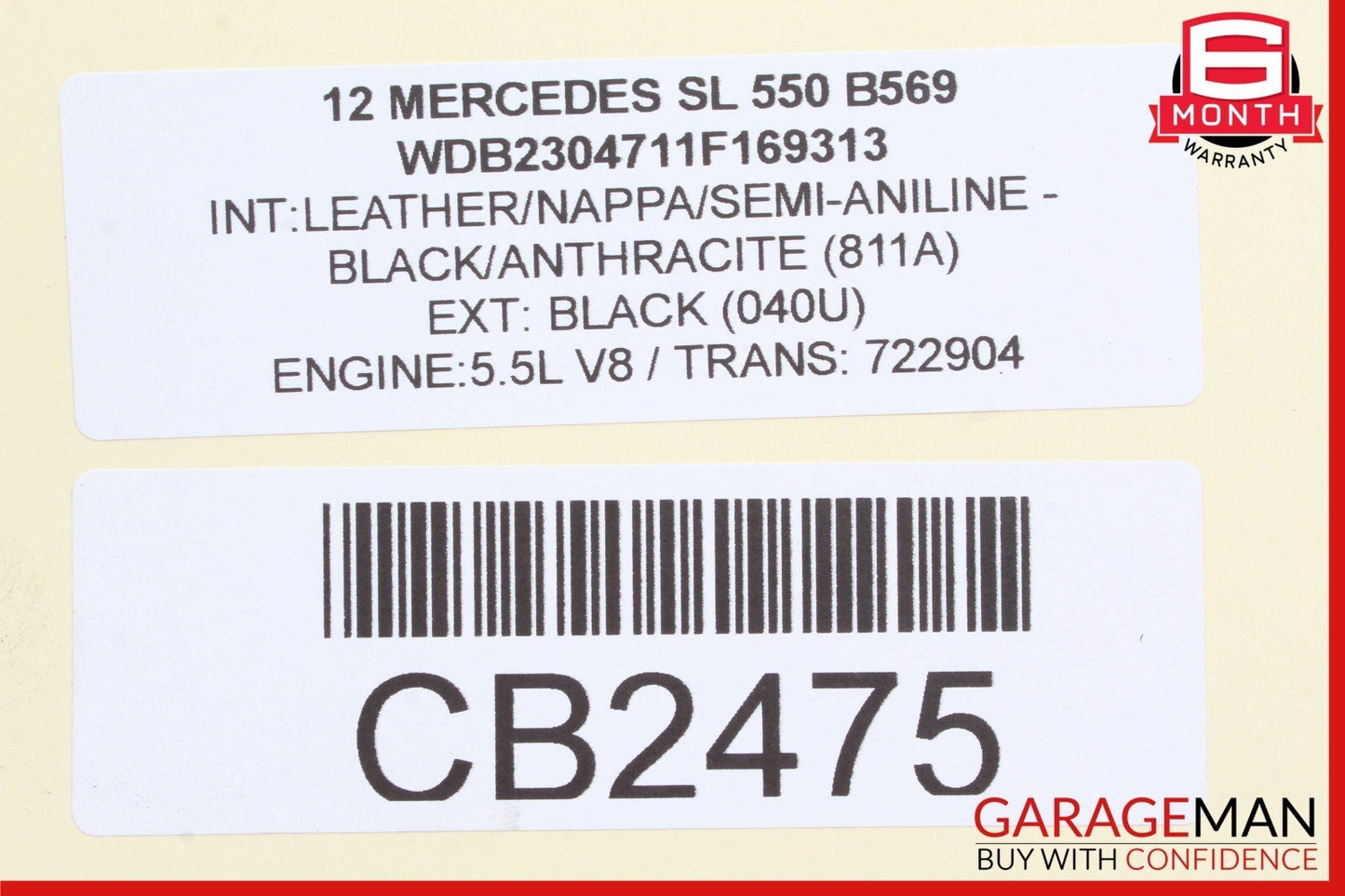 07-12 Mercedes R230 SL550 Sachs Rear Left ABC Hydraulic Strut Shock Absorber