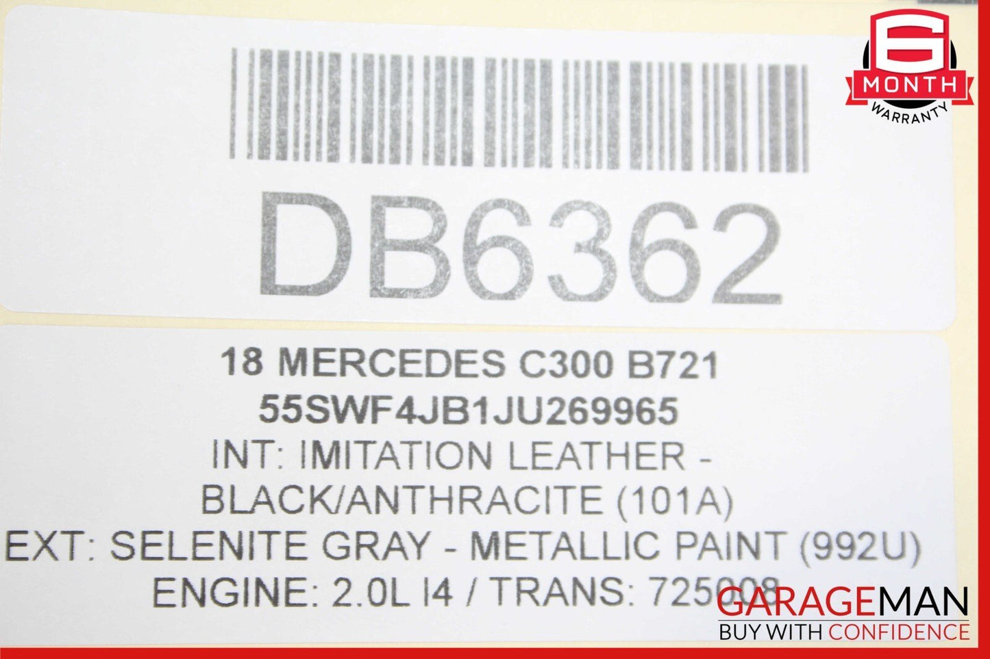 15-20 Mercedes W205 C300 Sedan Front Left Interior Door Trim Panel Cover Assy