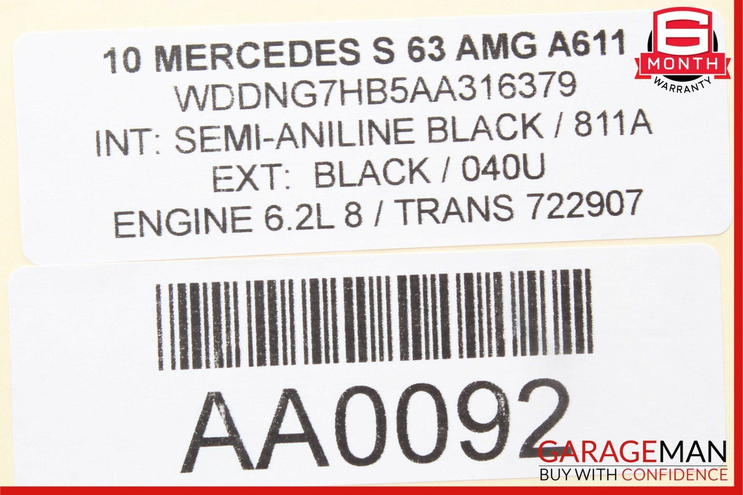 07-13 Mercedes W221 S550 S63 AMG Rear Seat Control Controller Module Unit OEM