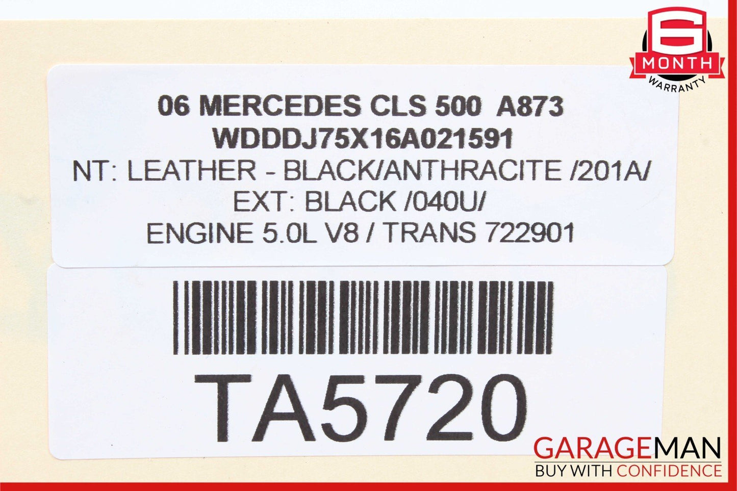 06-11 Mercedes W219 CLS550 Front Right Side Passenger Side Lower Control Arm OEM