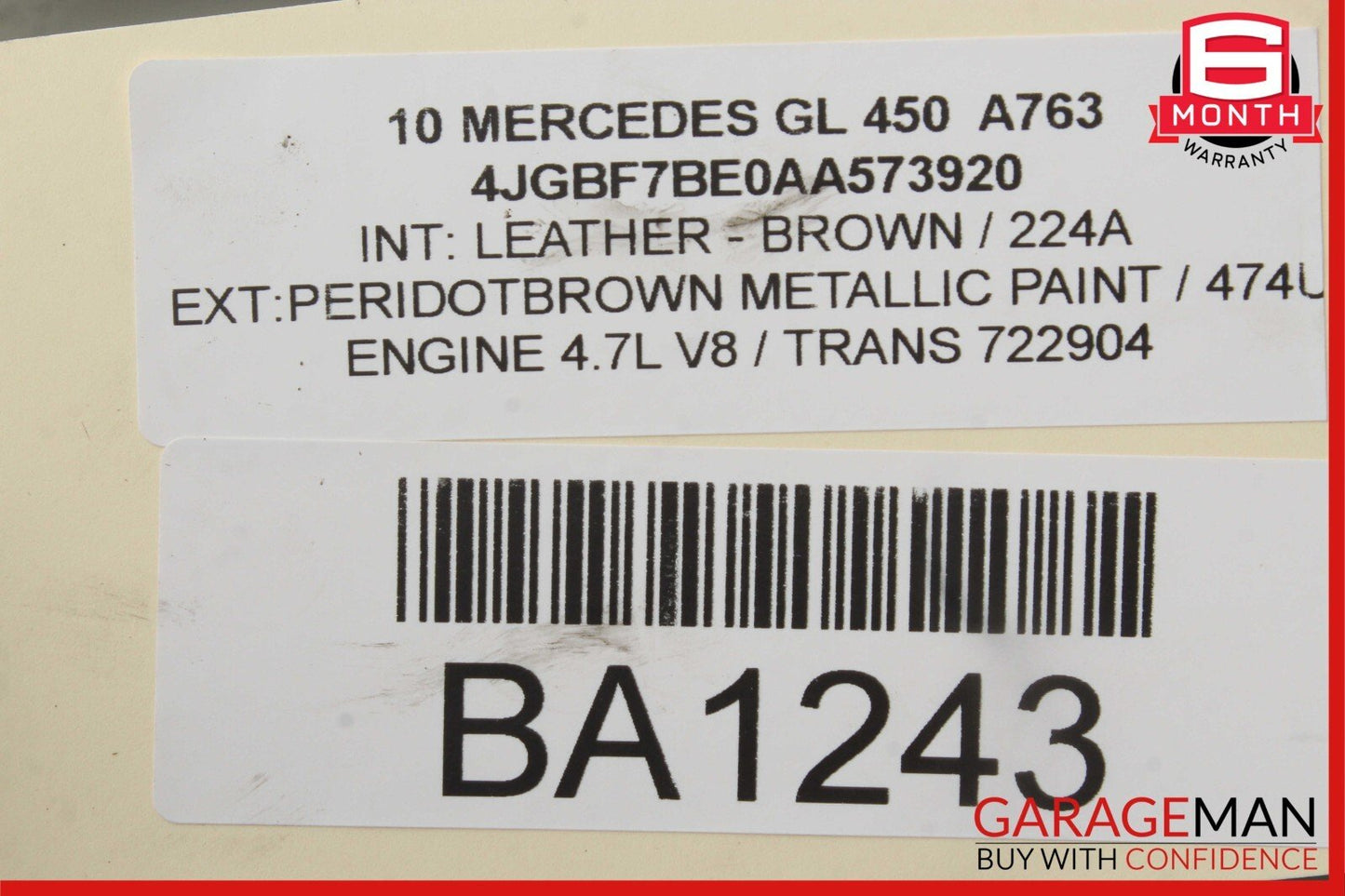 98-06 Mercedes S430 CLK320 C320 E500 Ignition Coil Pack 0001587803 OEM