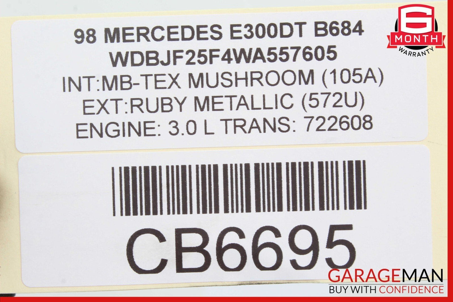 96-02 Mercedes W210 E320 E430 E300 Rear Left / Right Lower Forward Control Arm