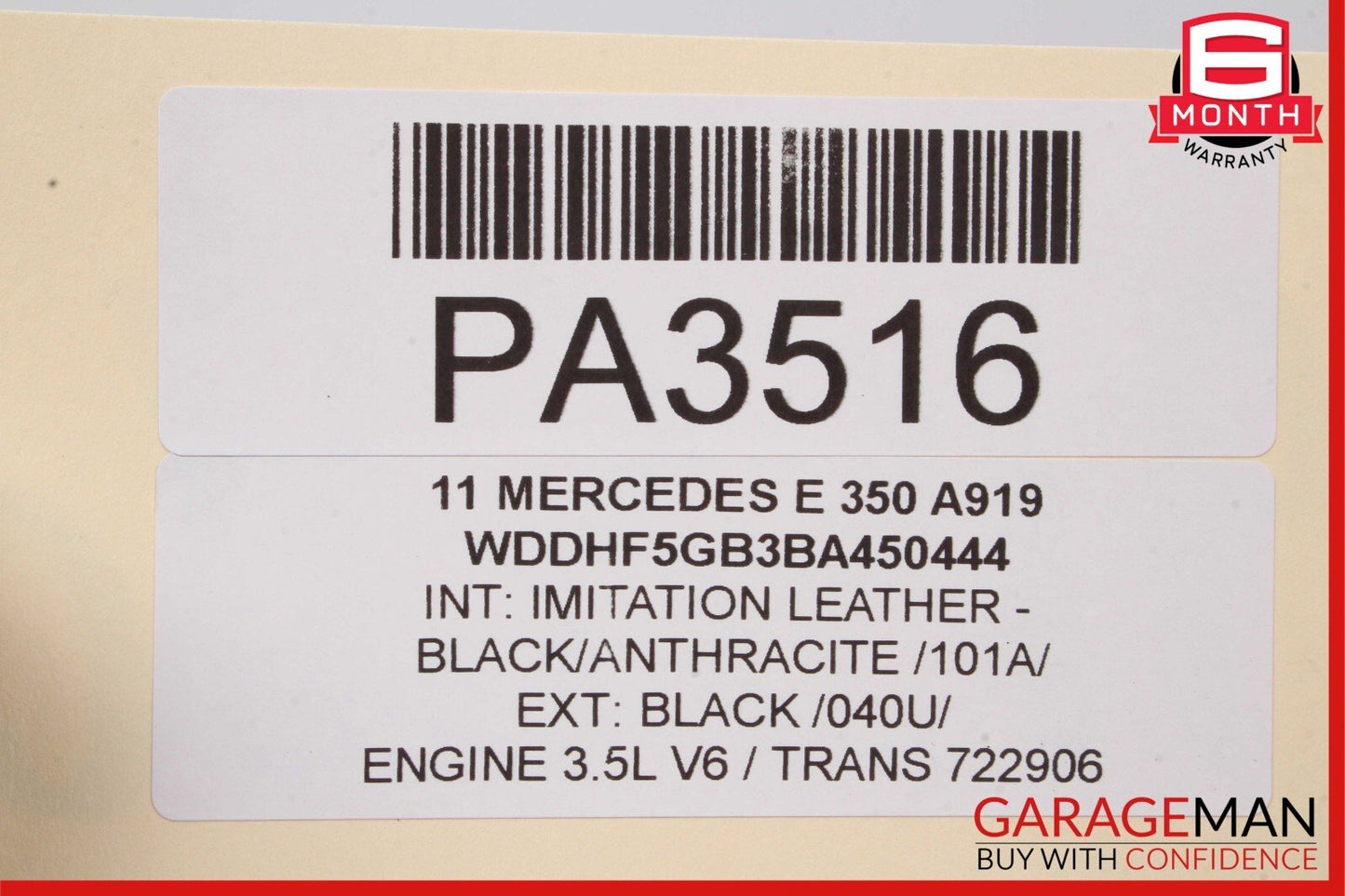08-16 Mercedes E350 C350 Rear Differential Diff Axle Carrier Assembly 2.82 RWD