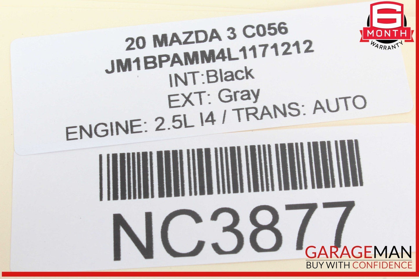 19-23 Mazda 3 Overhead Console Collision Warning Indicator BDGF55260D OEM