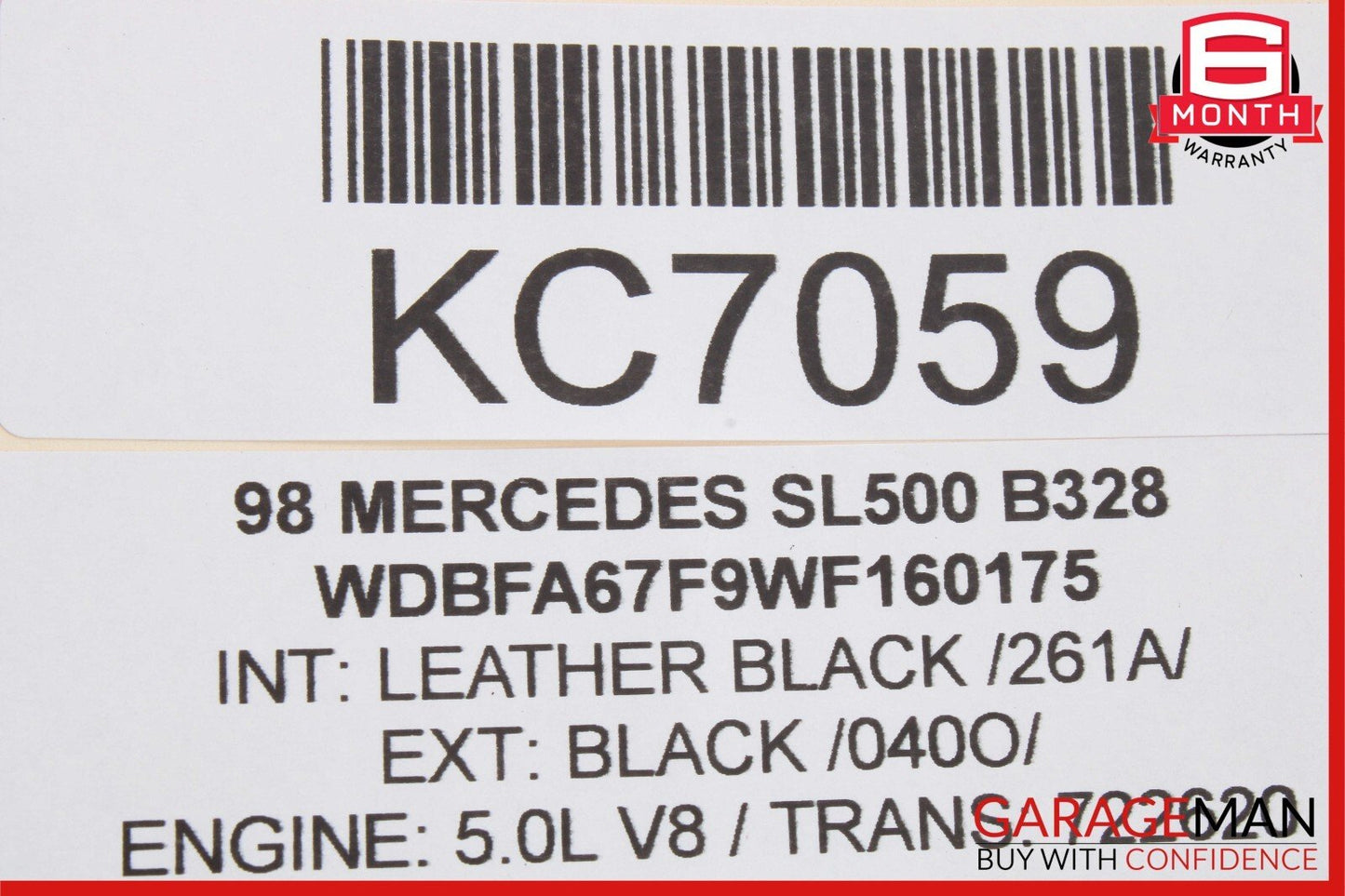 94-02 Mercedes R129 SL500 Speaker Sub Woofer Subwoofer Sound Bose OEM