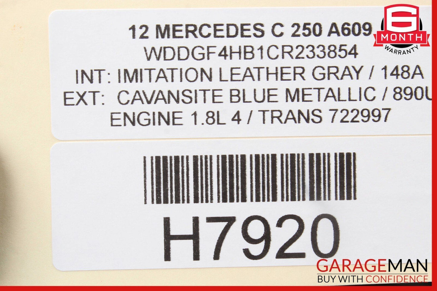 08-14 Mercedes W204 C250 C300 Front Left Side Door Control Module Unit OEM