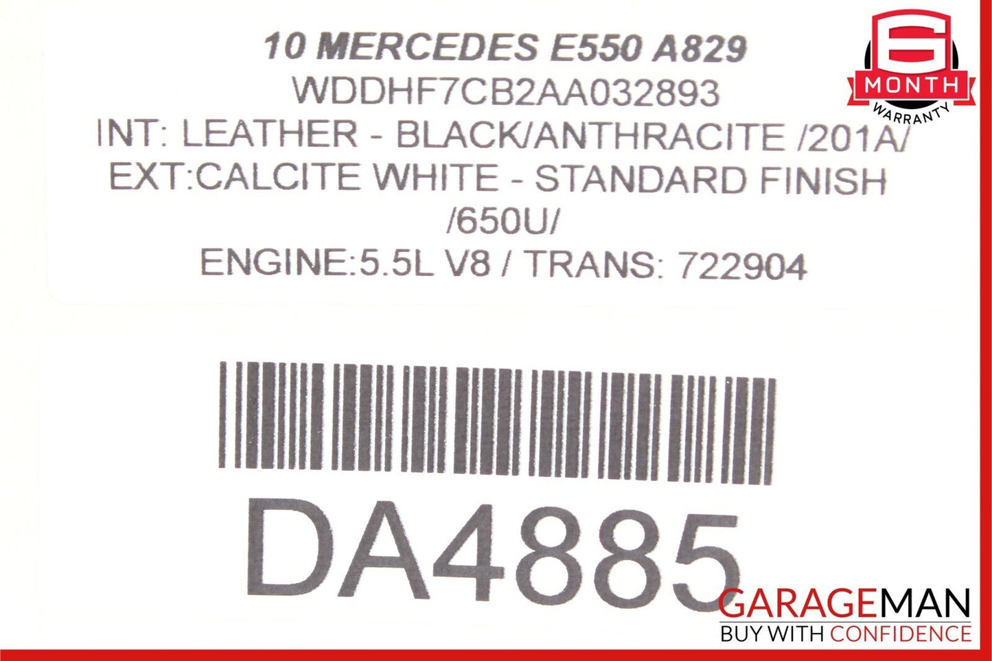 08-15 Mercedes W212 E550 C350 Front Left Side Door Control Module 2128203385 OEM