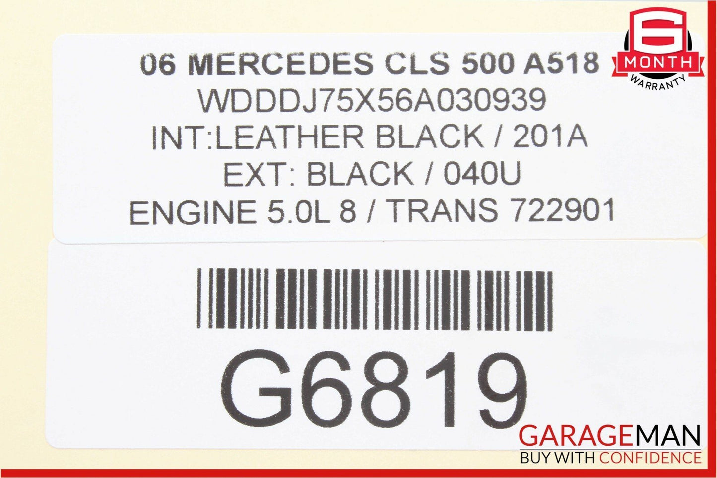03-06 Mercedes CLS500 E350 Front Right Side Seatbelt Seat Belt Retractor Black