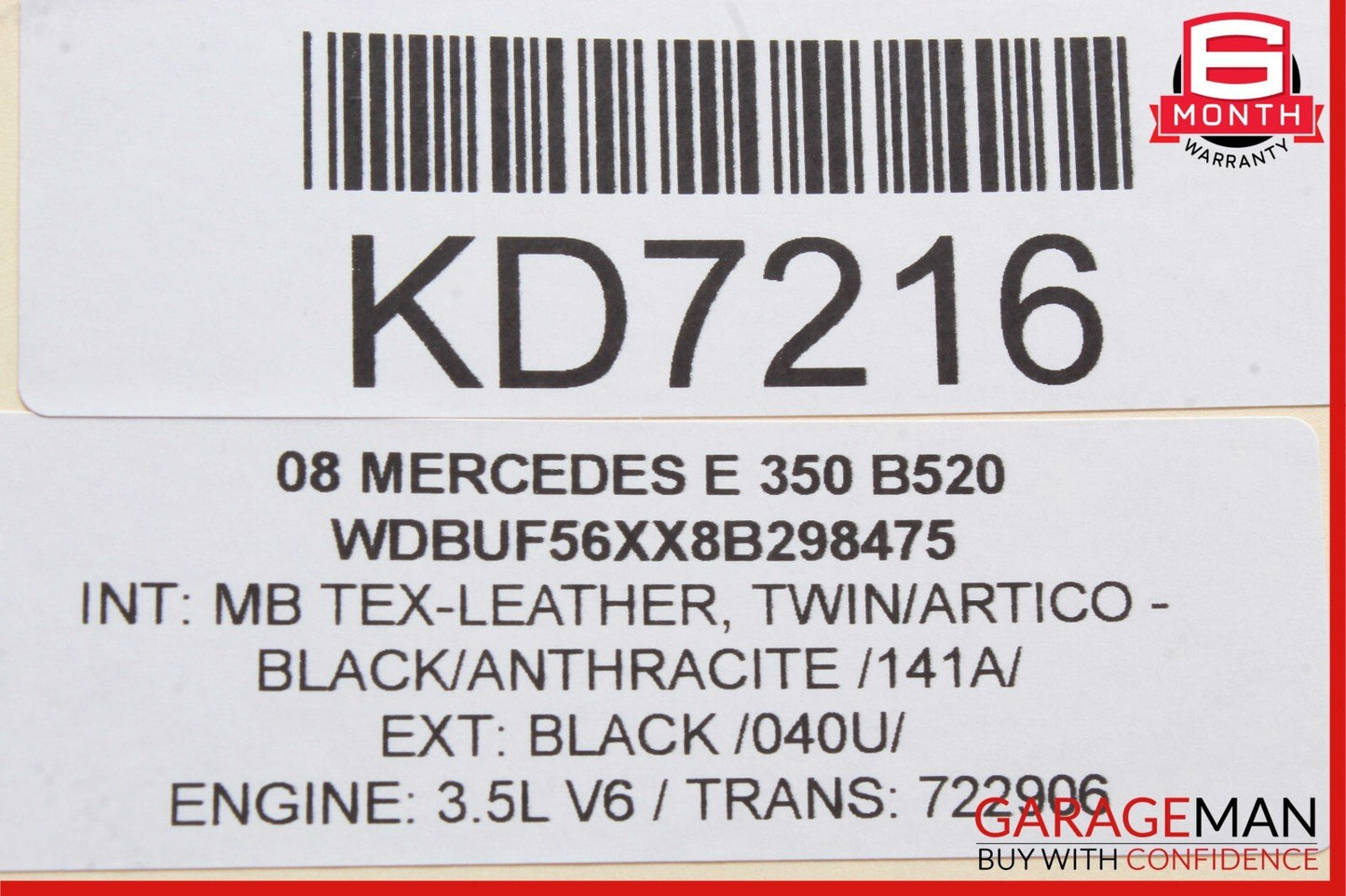 03-09 Mercedes W211 E350 E550 E63 AMG Rear Right Door Controller Module Unit