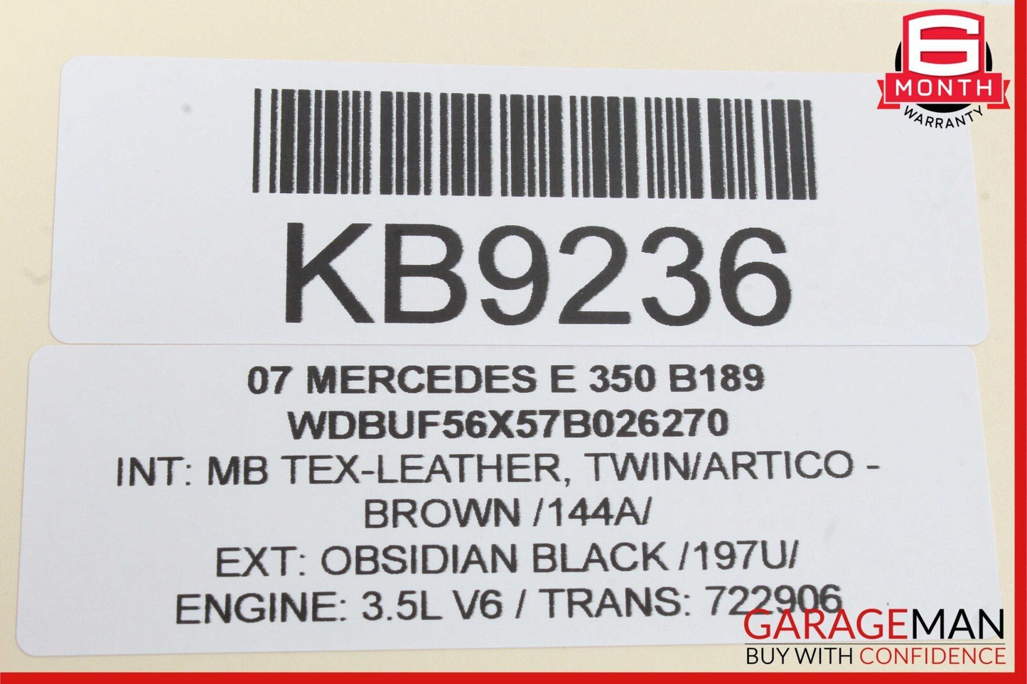 03-09 Mercedes W211 E500 E550 E350 Rear Left Side Door Lock Latch Actuator