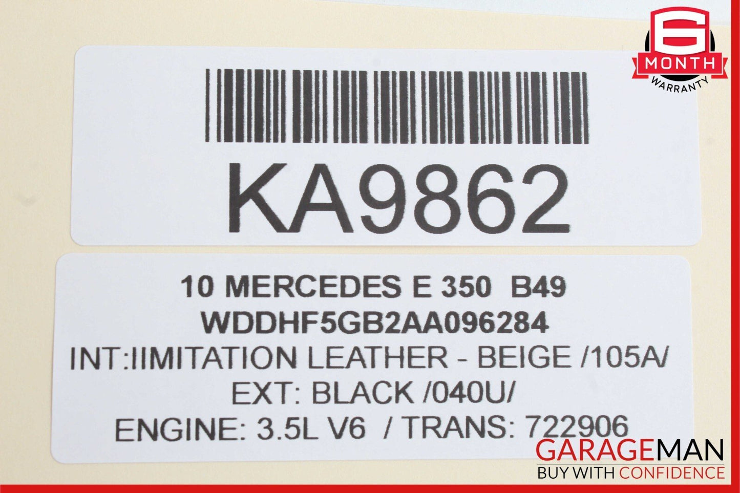 10-16 Mercedes W212 E350 E550 Rear Right Side Door Lock Latch Actuator OEM
