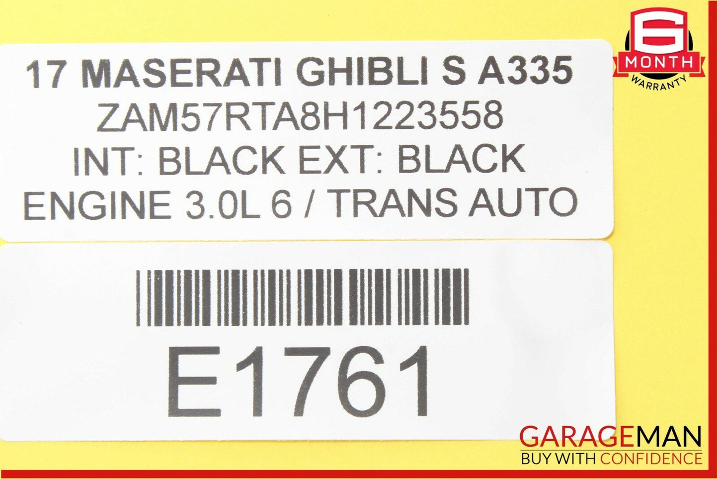 14-17 Maserati Ghibli S Fuse Relay Box Control Module Unit 670036299 OEM