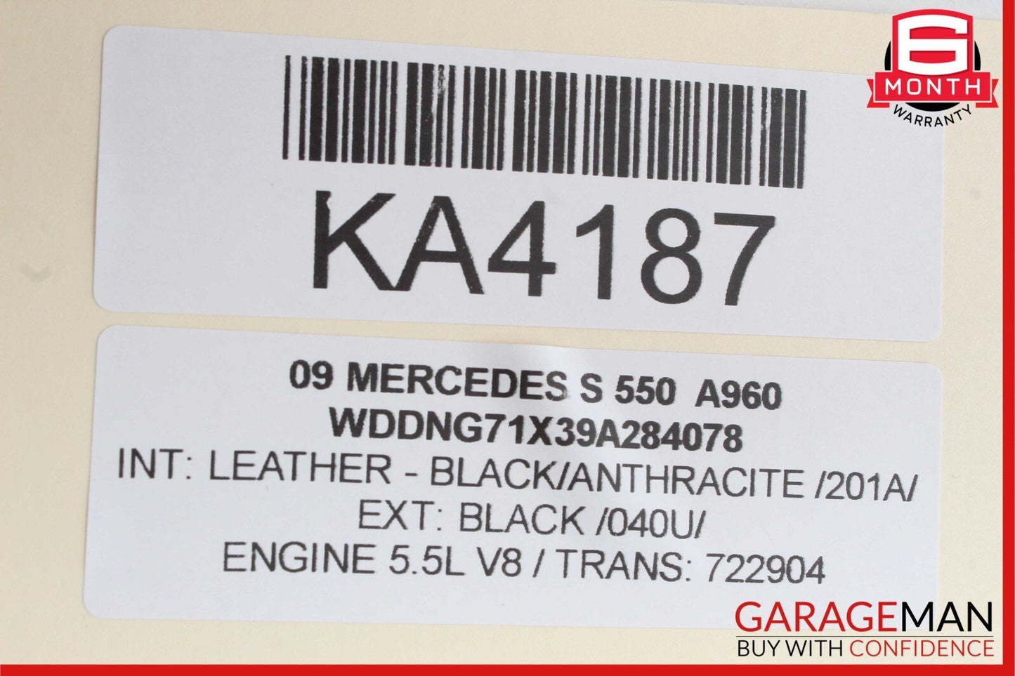07-14 Mercedes W221 S550 ESP Parking Assist Suspension Switch Controller Module