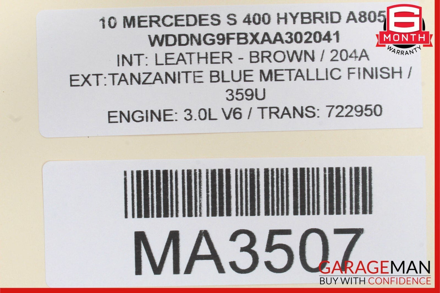 10-13 Mercedes W221 S400 HYBRID Steering Column Control Switches Assembly OEM