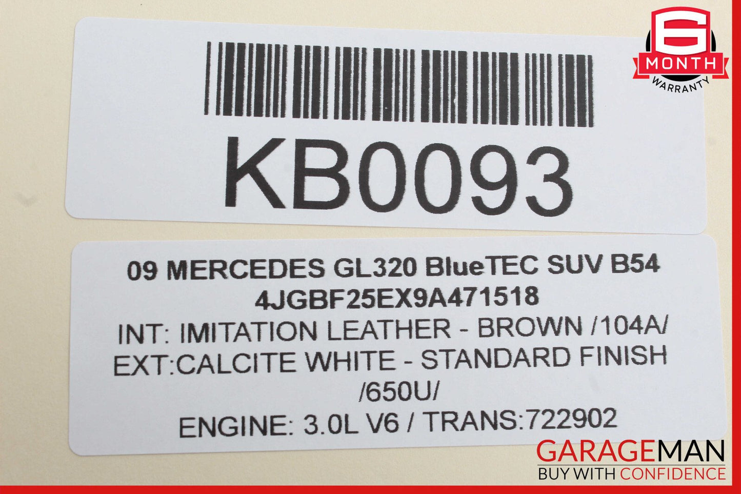 06-12 Mercedes X164 GL320 R500 ML450 Front Right Side Door Control Module OEM