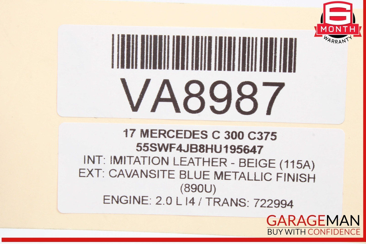 15-20 Mercedes W205 C300 C350e C63 AMG Front Right Side Seat Control Module Unit