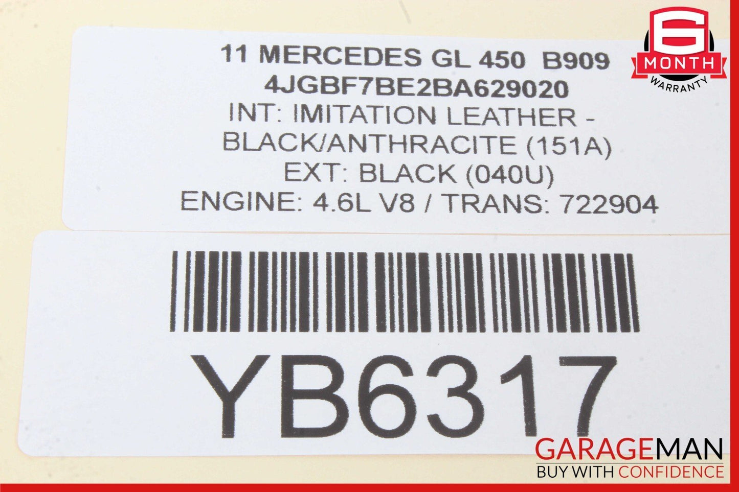 06-13 Mercedes X164 GL450 GL550 Rear Entertainment Factory DVD Player Module OEM