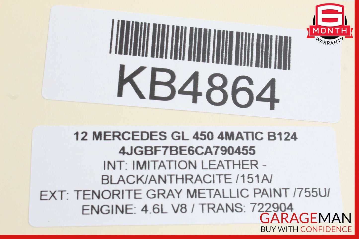 06-13 Mercedes X164 GL450 ML350 Front Left Driver Side Door Control Module OEM