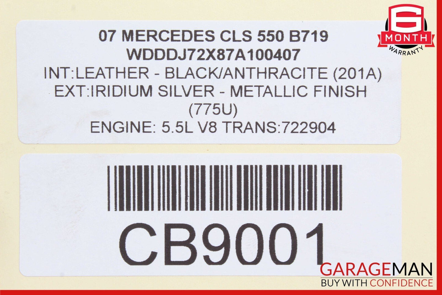 03-12 Mercedes W219 CLS550 SL500 Rear Left or Right Suspension Upper Control Arm