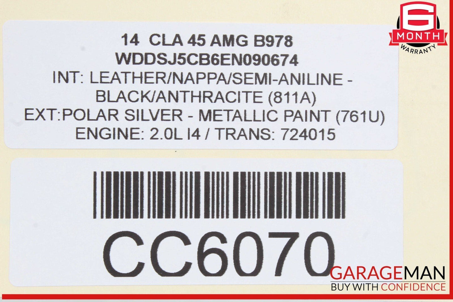 14-19 Mercedes W117 CLA45 AMG Rear Left Wheel Spindle Knuckle Hub Assy OEM