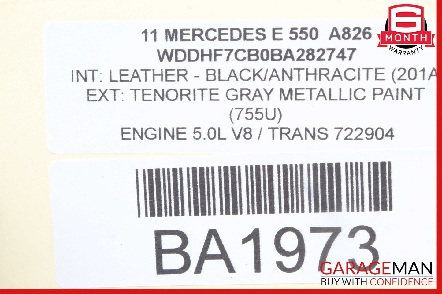 08-18 Mercedes W204 C250 SLK350 E400 Front Left Side Door Control Module OEM