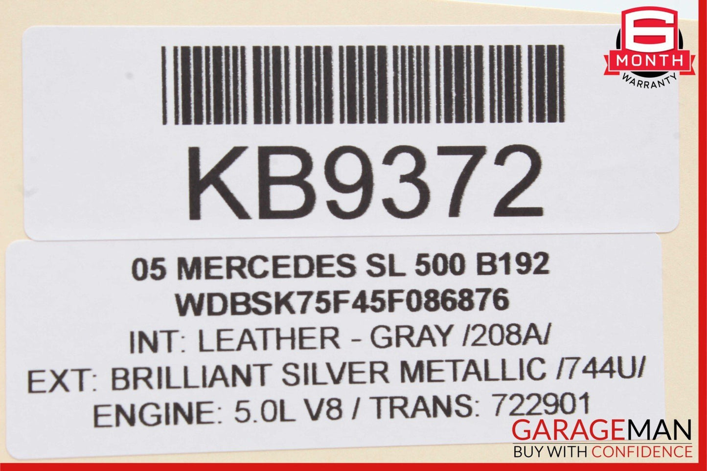 03-12 Mercedes R230 SL500 SL550 SL55 AMG Headlight Control Switch Controller