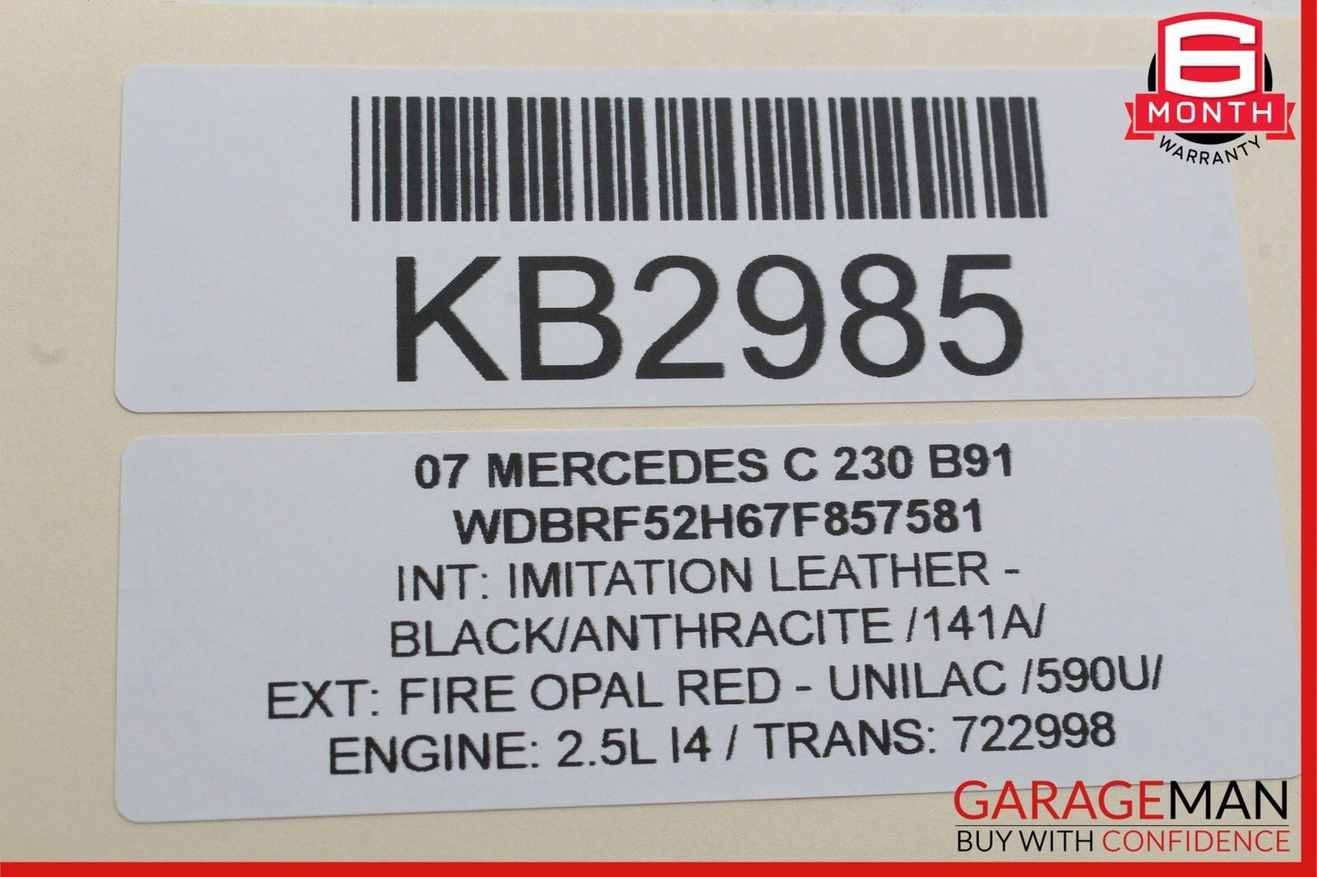 Mercedes W203 C230 S550 E350 Front Right Engine Timing Chain Cover Plate OEM