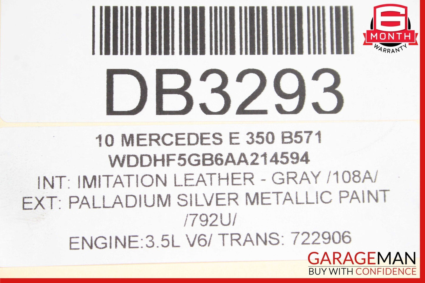10-16 Mercedes W212 E500 E350 E400 RWD Power Steering Rack & Pinion Assy