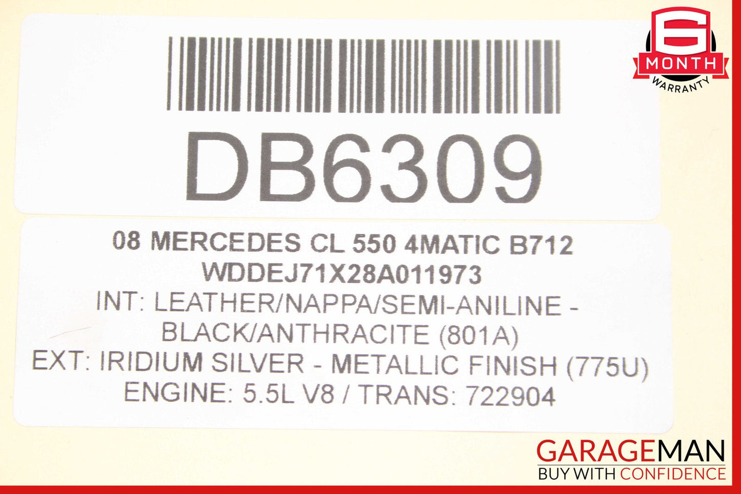 07-10 Mercedes W216 CL550 CL600 Hood Bonnet Cover Panel Assembly OEM