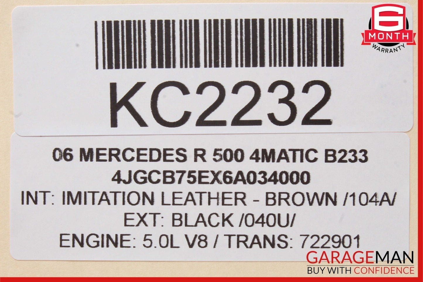06-13 Mercedes GL450 R350 ML350 Pano Panoramic Sunroof Sun Roof Motor Unit