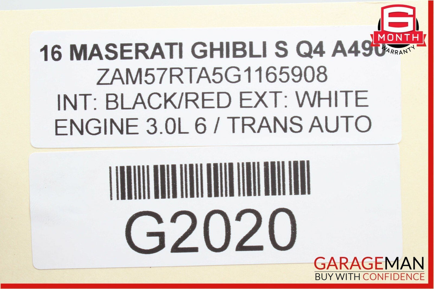 14-17 Maserati Ghibli V6 Engine Motor Cover Trim Guard Shield Panel